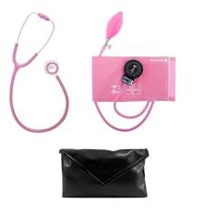Conjunto Esfigmomanômetro + Estetoscópio ROSA Garantia BIC