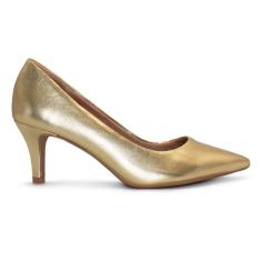 Scarpin Usaflex Feminino Casual Salto Fino Z7601