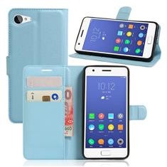 Capa carteira Lenovo ZUK Z2, capa carteira flip de couro PU premium com compartimento para cartão, suporte e fecho magnético [capa interior à prova de choque de TPU] Compatível com Lenovo ZUK Z2