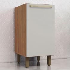 Balcão de Cozinha 40 Cm Requinte 1 Porta Nature/Areia Hp - Henn