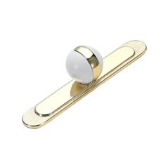 Conjunto de liga de zinco para porta de armário de cozinha, puxadores de gaveta, maçaneta de porta de armário para móveis, botão de ouro branco