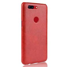 Capa para OnePlus 5T, capa de celular com proteção robusta 360° protege seu telefone capa de couro granulado para OnePlus 5T