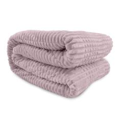 Cobertor De Microfibra Casal Mont Blanc - Andreza Rose - Andreza Enxov
