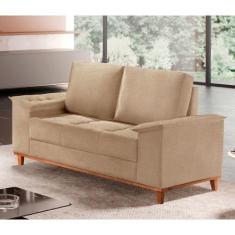 Sofá Ravena Linho 02 Lugares D28 Meu Sofá Online, A226 LINHO BEGE
