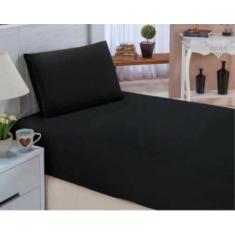 Jogo de Lençol Solteiro 2 Peças com Elástico 1,88 x 0,88 x 0,20 cm de 