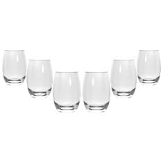 Jogo De Copos 6 Peças Aruba Transparente Sm 465Ml - Nadir