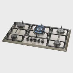Cooktop Fischer 5q Tc Gas Mesa Inox Bivolt