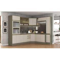 Cozinha Modulada Conect com 17 Peças Duna/Cristal - Henn