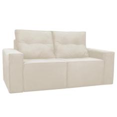 Sofá 2 Lugares 1,80M Onix Suede Herrero Cor:Preto, Bege
