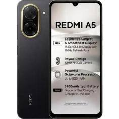 Smartphone Xiaomi Redmi A5 128GB 4GB mais 4GB RAM VIRTUAL, Dual SIM 4G
