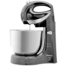 Batedeira Philco Paris Inox Duo Mixer Turbo 2 Preta 110V