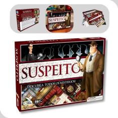 Jogo Suspeito Detetive Tabuleiro Descubra Misterios Pais e Filhos