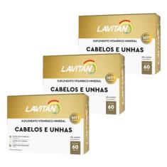 Kit Tratamento Vitamina Lavitan Cabelos e unhas para 6 meses