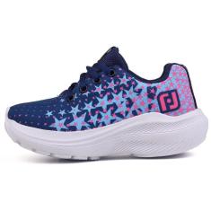 Tenis Infantil De Amarrar Meninas Leve Desenhos LIGHT-Feminino