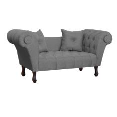 Namoradeira Dubai Linho Cinza - Montanaris Decor