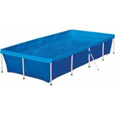 Piscina com Armação 3.000 Litros 320 x 164 x 58 CM MOR