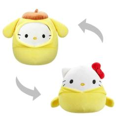 Pelúcia Squishmallows Sanrio Hello Kitty Pompompurin 20cm Sunny