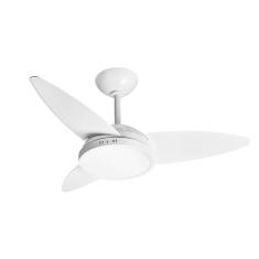 Ventilador De Teto Tron Lykan Led 3 Pás Branco 220v