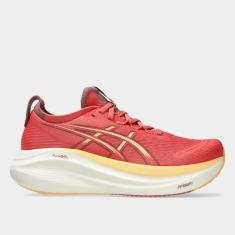 Tênis Asics Gel-Nimbus 27 Feminino, Rosa, Laranja, 35