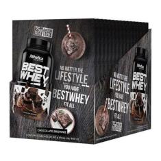 Best Whey Atlhetica Display Com 15 Sachês Chocolate Brownie