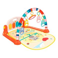 Tapete De Atividades Para Bebê Piano Lumi Laranja Maxi Baby