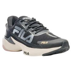 Tenis Fila Recovery Feminino, Black/Alloy/Golden, 36