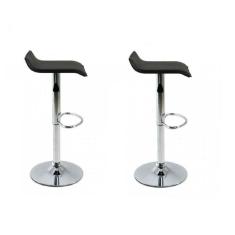 Kit com 2 Banquetas Alta Recouro Belo Horizonte Rivatti Preto