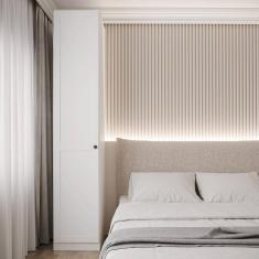 Guarda Roupa Modulado 1 Porta Internacional Esquerda com 6 Prateleiras Hera CabeCasa MadeiraMadeira Branco Geada