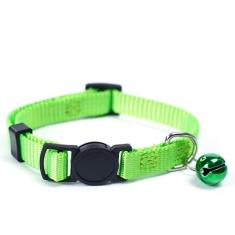 VAZZIC Coleira de sino para cães e gatos com fivela estilo refletivo