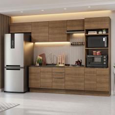 Armário de Cozinha Completa 330cm Rustic Stella Madesa 05