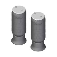 Bolsa Pneumática Suspensão Eixo Carreta Facchini c Base 2 Un - Fabbof 