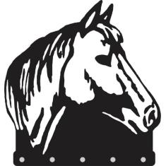 Porta Chaves Horse 01 - New Decor