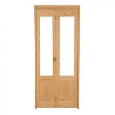 Kit Porta de Madeira Camarão Esquerda 213cmx84,5cmx12cm PE71 Esel