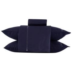 Jogo de Cama Queen Livia 4 Peças Percal 200 Fios Conforto - Livia Enxo