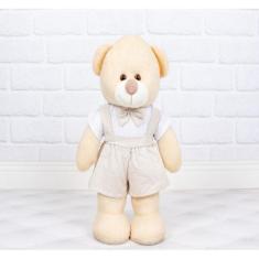 URSO DE PELUCIA GIGANTE 60cm FIXO EM PÉ PARA DECORAÇÃO - CKD CONFECCOE