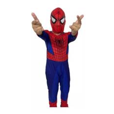Fantasia Homem Aranha Infantil Completa Entrega Rapida - fg fantasias,