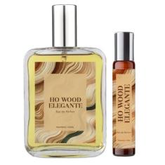 Perfume Ho Wood Elegante Mulher 100Ml + Roll On 10Ml Natural - Essênci