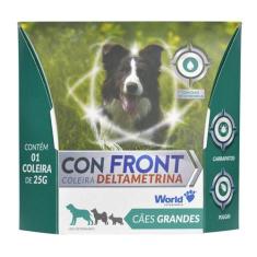 Con Front Coleira Antipulgas E Carrapatos Cães Grandes 60Cm - World