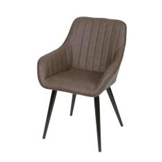 Cadeira Marcia Com Braço Café