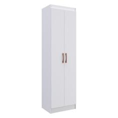 Guarda-roupas Solteiro 2 Portas Multimóveis Cr35217 Branco Branco