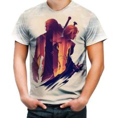 Camisa Camiseta Personalizada The Witcher Geralt De Rívia 5 - Estilo K