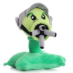8 "Plantas VS Peashooter Zombies Brinquedos de pelúcia PVZ 1 2 Boneca Macia Recheada Gatling Ervilha Shooter Brinquedo Novo