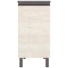 Balcão Bartira Cristal MDP 15mm com 1 Porta e 1 Prateleira - 40cm de largura