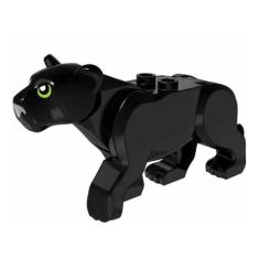 Boneco Blocos De Montar Pantera Negra Selva