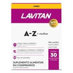 LAVITAN Multivitamínico Lavitan Az Para Mulher Com 30 Comprimidos