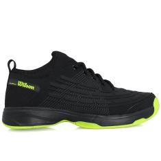 Tênis Wilson Pro Open 2.0 Preto e Limão