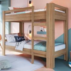 Beliche Infantil Slim Aveiro Oak - Completa Móveis