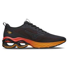 Tênis Mizuno Wave Frontier 15 Masculino Preto Vermelho