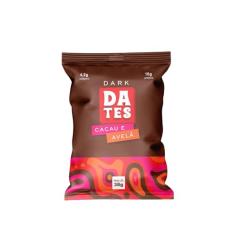 Barra de Proteína Dark Cacau e Avelã Sem Açúcar Let's Dates 38g