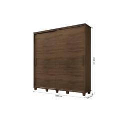 Roupeiro/Armário/Guarda Roupas/Organizador MONT 2 Portas de Correr ret